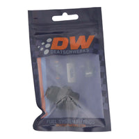 Thumbnail for DeatschWerks 10AN ORB Male to 8AN Male Flare Adapter (Incl O-Ring) - Anodized Matte Black