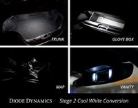 Thumbnail for Diode Dynamics Mustang Interior Light Kit 15-17 Mustang Stage 2 - Red