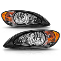 Thumbnail for ANZO 2008-2016 International Prostar Crystal Headlights Black Housing (OE Replacement)