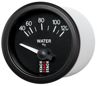 Thumbnail for Autometer 52mm Stack Instruments 40-120 Degree C Electric Water Temperature Gauge - Black