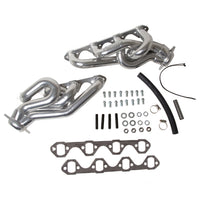 Thumbnail for 1986-1993 MUSTANG 5.0L 1-5/8 SHORTY EQUAL LENGTH HEADERS (POLISHED SILVER CERAMIC)