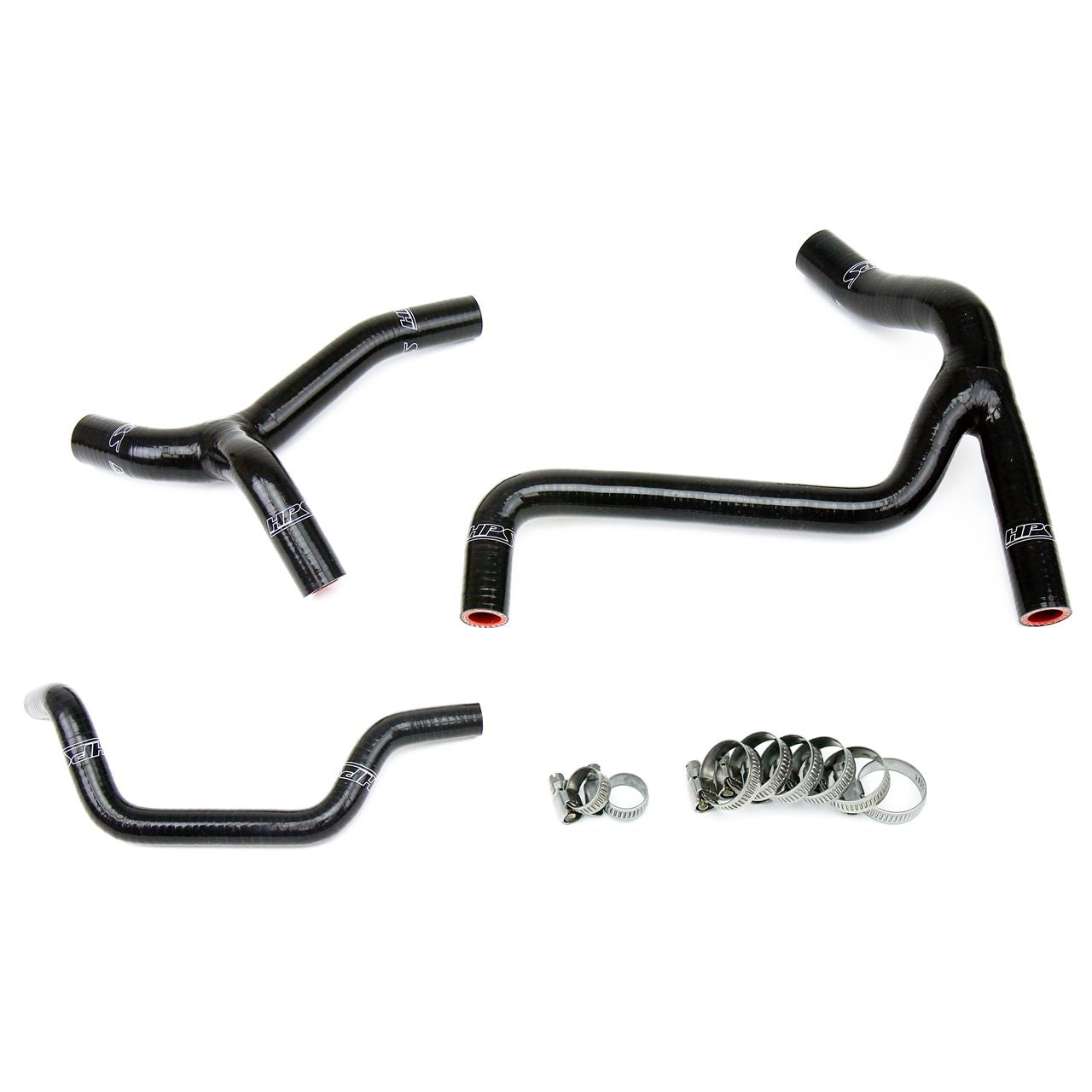 HPS Black Reinforced Silicone Radiator Hose Kit Coolant for Kawasaki 10-12 KX450F