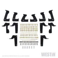 Thumbnail for Westin 18-20 Jeep Wrangler JL Unlimited 4DR HDX Drop Nerf Step Bars - Textured Black