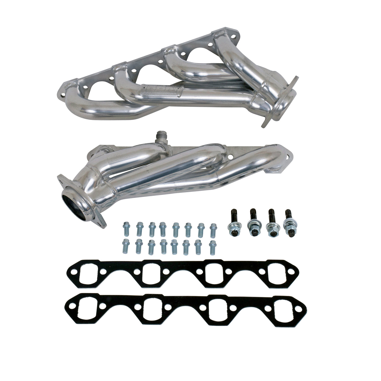 1994-1995 MUSTANG 5.0L 1-5/8 SHORTY HEADERS (POLISHED SILVER CERAMIC)