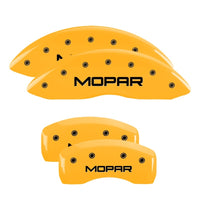 Thumbnail for MGP 4 Caliper Covers Engraved Front & Rear C5/Corvette Yellow finish black ch