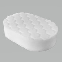 Thumbnail for Chemical Guys Hex-Logic Polishing Hand Applicator Pad - White - 3in x 6in x 1in