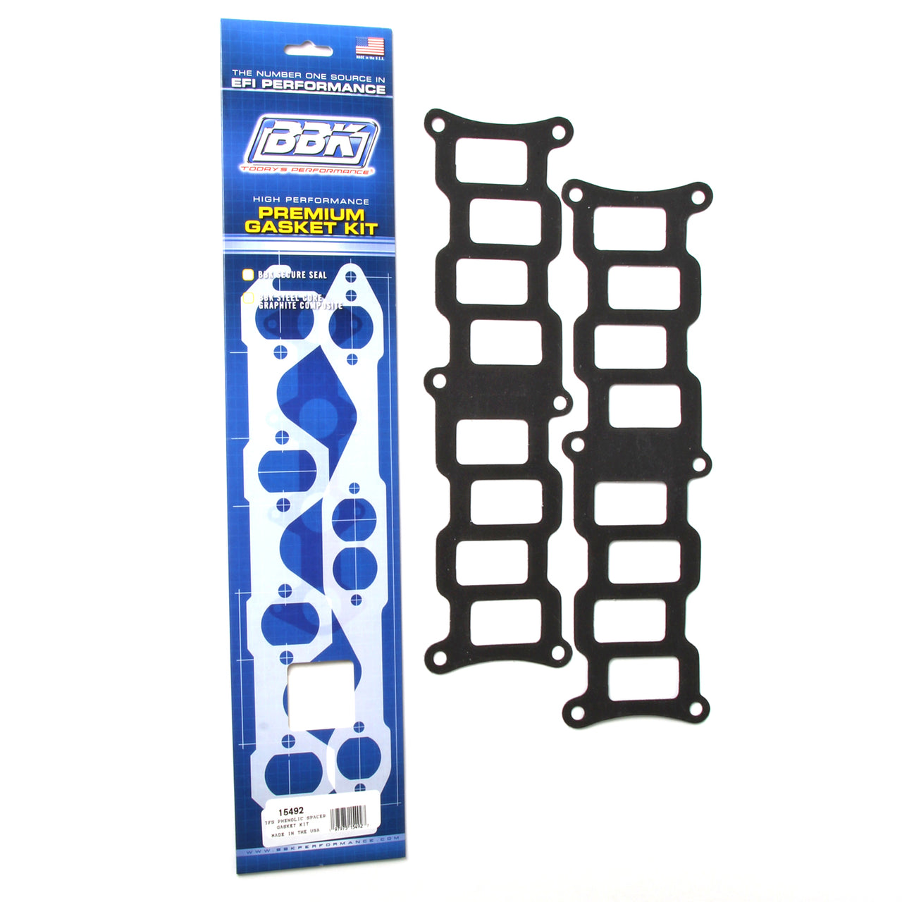 SBF TFS INTAKE MANIFOLD UPPER-LOWER GASKET KIT (2)