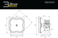 Thumbnail for Diode Dynamics SS3 LED Bumper 2 In Roll Bar Kit Sport - White SAE Fog (Pair)
