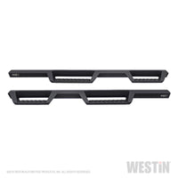 Thumbnail for Westin 18-20 Jeep Wrangler JL Unlimited 4DR HDX Drop Nerf Step Bars - Textured Black