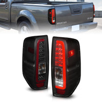 Thumbnail for ANZO 2005-2021 Nissan Frontier LED Taillights Black Housing/Smoke Lens