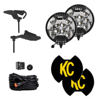 Thumbnail for KC HiLiTES Jeep 392/Mojave SlimLite LED 2-Light Sys Ditch Light Kit
