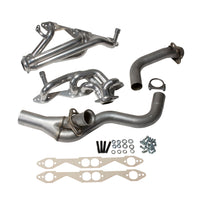 Thumbnail for 1994-1995 GM LT-1 SINGLE CAT 1-5/8 SHORTY HEADERS (POLISHED SILVER CERAMIC)