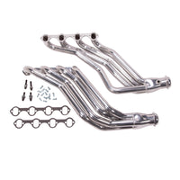 Thumbnail for 1986-1993 MUSTANG 1-3/4 LONG TUBE 351 SWAP HEADERS (POLISHED SILVER CERAMIC)