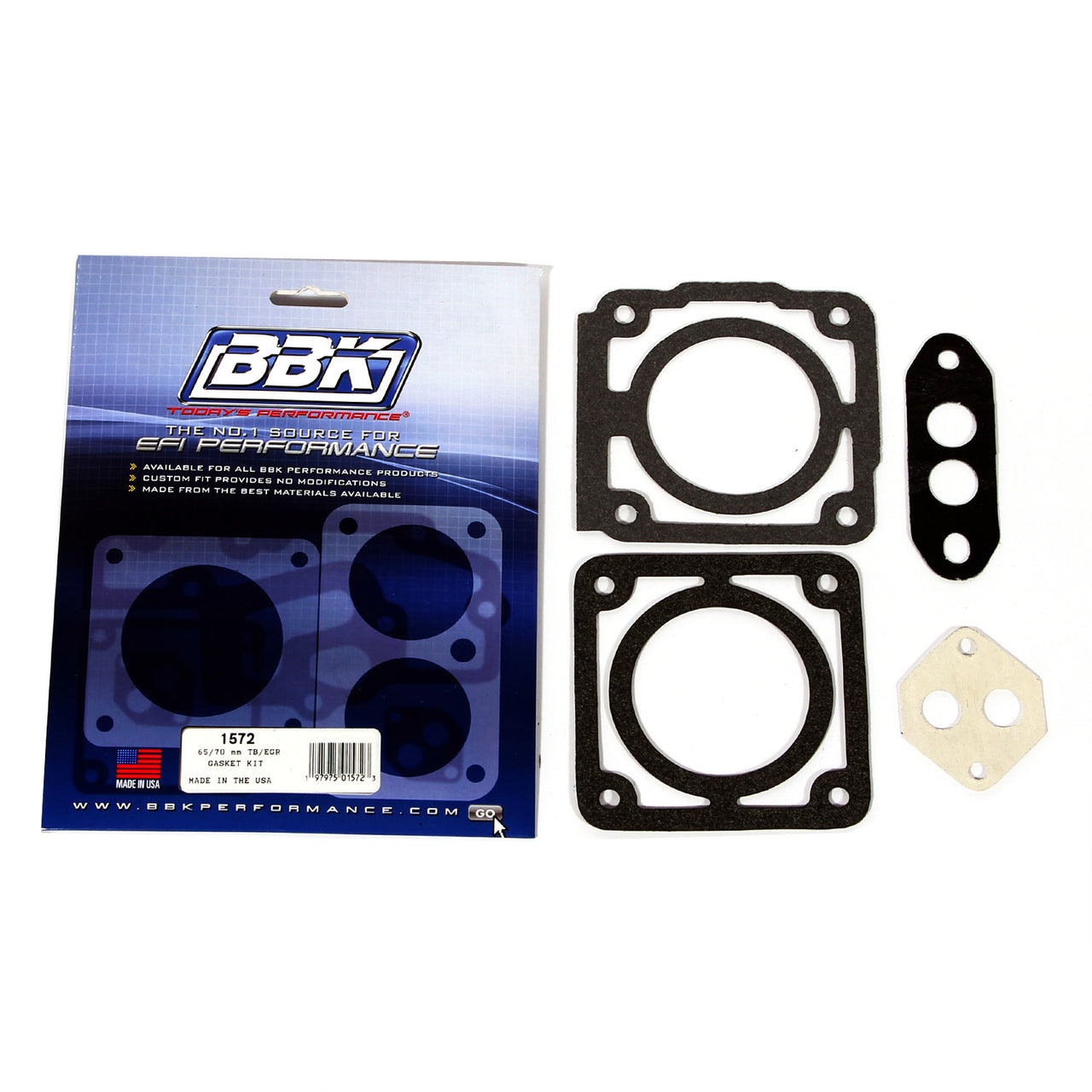 1986-1993 MUSTANG THROTTLE BODY GASKET KIT 65/70MM AND STOCK TB