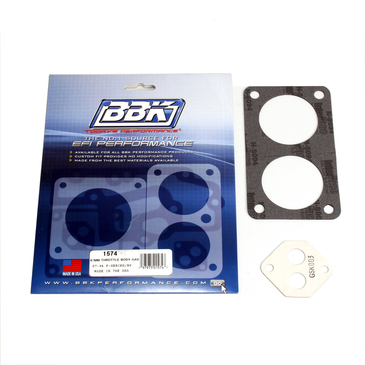 THROTTLE BODY GASKET KIT- FORD F-SERIES 61MM FOR #3502-3503