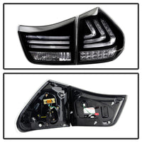 Thumbnail for Spyder Lexus RX330/RX350 04-09 LED Tail Lights Black ALT-YD-LRX04-LED-BK