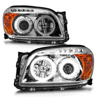 Thumbnail for ANZO 2006-2008 Toyota Rav4 Projector Headlights w/ Halo Chrome (CCFL)