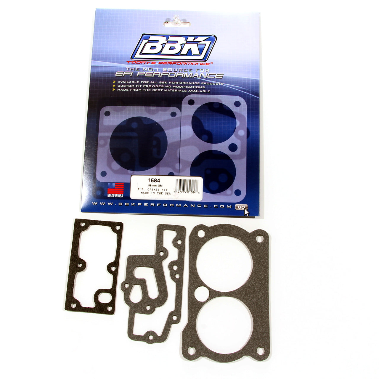 THROTTLE BODY GASKET KIT GM TWIN 58MM FOR #1536-1539-1542-1544