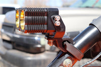 Thumbnail for KC HiLiTES Universal 40 Deg. A-Pillar Tube Clamp Light Mount (1.5-2in. Diameter Bars) - Pair