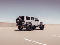 Thumbnail for Road Armor 07-18 Jeep Wrangler JKU 4DR Stealth Rear Fender Flare Body Armor - Tex Blk