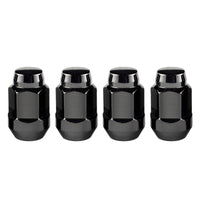 Thumbnail for McGard Hex Lug Nut (Cone Seat Bulge Style) M12X1.5 / 3/4 Hex / 1.45in. Length (4-Pack) - Black