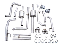 Thumbnail for AWE Tuning 4th Gen GM 1500 6.2L 0FG Catback Split Rear Exit (w/ Bumper Cutouts) - Quad Chrome Tips