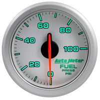 Thumbnail for Autometer Airdrive 2-1/6in Fuel Pressure Gauge 0-100 PSI - Silver