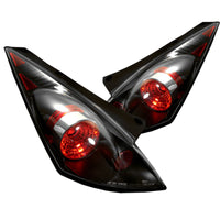 Thumbnail for Spyder Nissan 350Z 03-05 Euro Style Tail Lights Black ALT-YD-N350Z02-BK