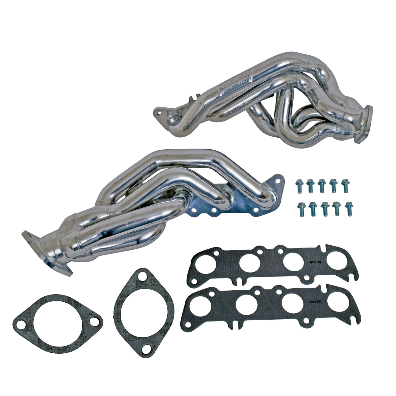 2011-2014 MUSTANG GT 1-3/4 TUNED LENGTH HEADERS- (POLISHED SILVER CERAMIC)