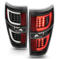 Thumbnail for ANZO 2009-2013 Ford F-150 LED Taillights Black
