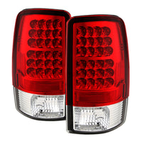 Thumbnail for Spyder Chevy Suburban/Tahoe 1500/2500 00-06 LED Tail Lights Red Clear ALT-YD-CD00-LED-RC