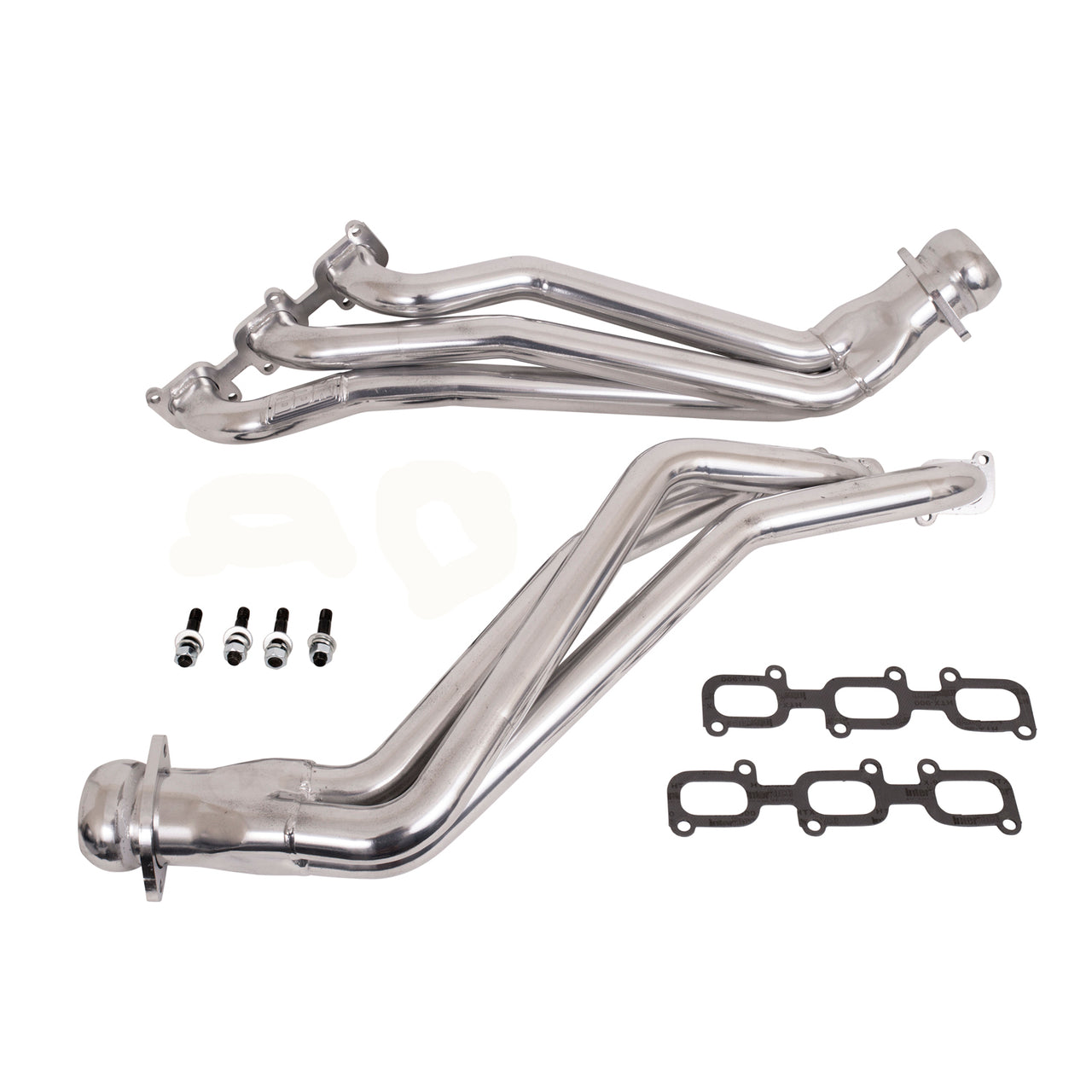 2011-2017 MUSTANG V6 1-3/4 LONG TUBE HEADERS- (POLISHED SILVER CERAMIC)