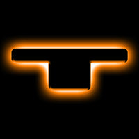 Thumbnail for ORACLE Lighting Universal Illuminated LED Letter Badges - Matte Blk Surface Finish - T SEE WARRANTY