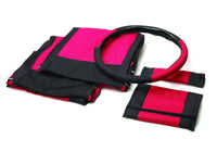 Thumbnail for Rampage 1987-1995 Jeep Wrangler(YJ) Comfort Combo Seat Covers - Black/Red