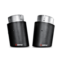 Thumbnail for Akrapovic 16-17 BMW 340i (F30 F31) Evolution Line Cat Back (SS) w/ Carbon Tips (Req. Link Pipe)