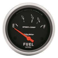 Thumbnail for Autometer Sport-Comp 2 5/8in 73ohm-10ohm Fuel Level Gauge