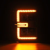 Thumbnail for AlphaRex 08-10 Ford F250-550 NOVA-Series LED Projector Headlights Black w/Activ Light/Seq Signal