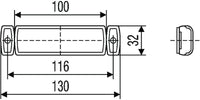 Thumbnail for Hella 8645 Series 12V Amber Side Marker Lamp