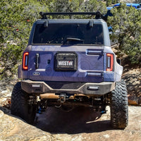 Thumbnail for Westin 21-23 Ford Bronco (Excl. Bronco Sport) Pro-Series Rear Bumper - Textured Black