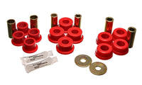 Thumbnail for Energy Suspension 92-95 Toyota MR2 Red Rear Control Arm Bushing Set (includes Strut Bushings)