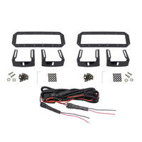 Thumbnail for Westin HDX Flush Mount B-FORCE LED Light Kit (Set of 2) w/wiring harness - Black
