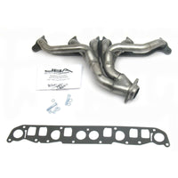 Thumbnail for JBA 91-99 Jeep 4.0L 1-1/2in Primary Raw 409SS Cat4Ward Header