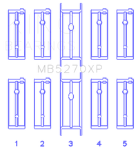Thumbnail for King 03-05 Dodge Neon SRT4 2.4L (Size .025 Oversized) Performance Main Bearing Set