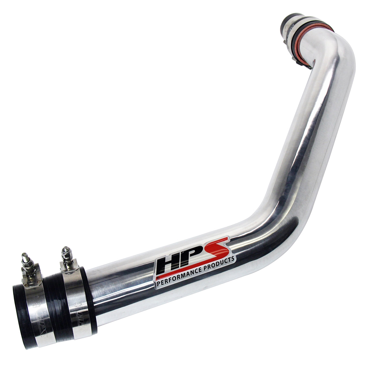HPS Polish 2.5" Upper Intercooler Pipe UICP for 08-15 Mitsubishi Lancer EVO X Turbo