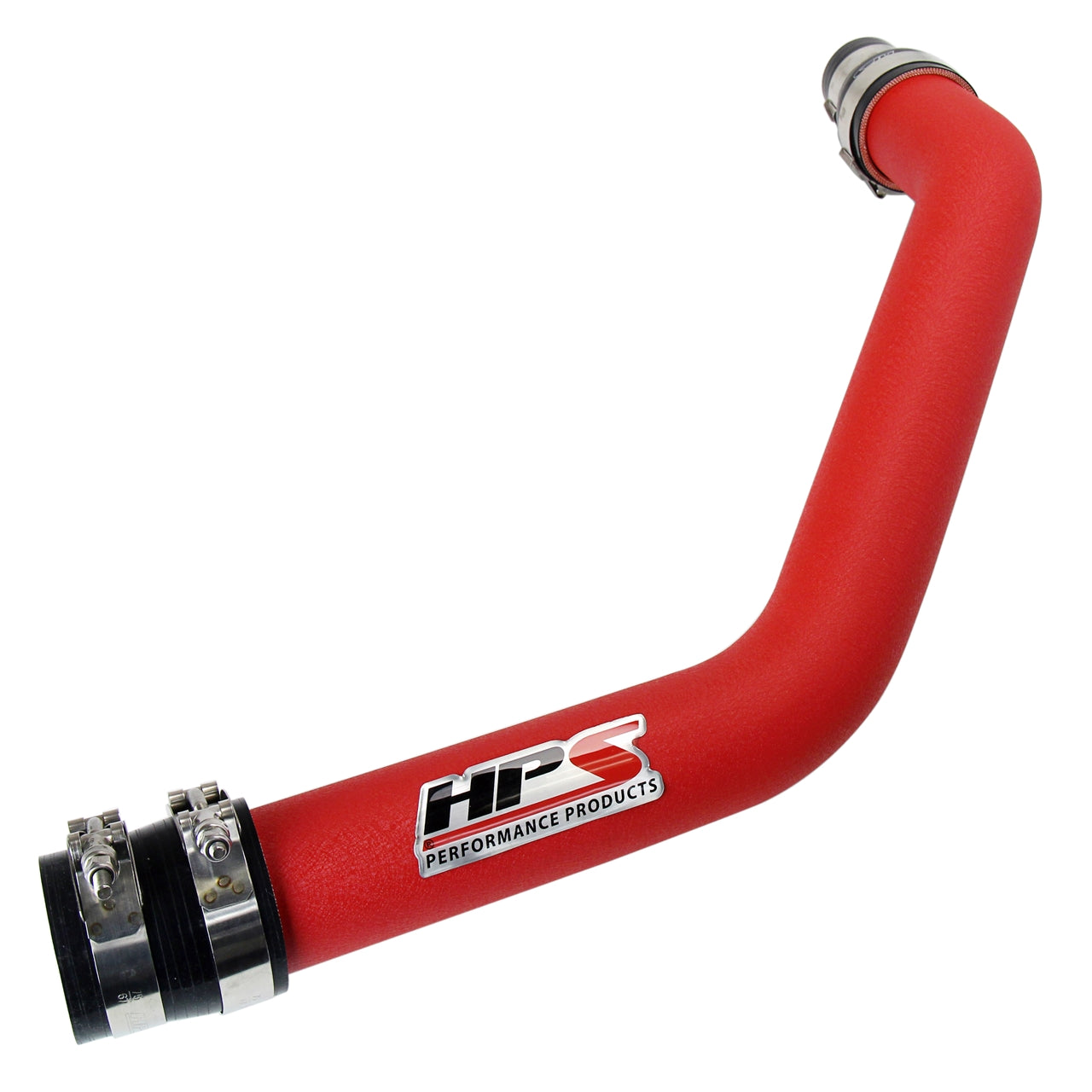 HPS Wrinkle Red 2.5" Upper Intercooler Pipe UICP for 08-15 Mitsubishi Lancer EVO X Turbo