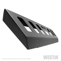 Thumbnail for Westin 18-19 Jeep Wrangler JL Front Bumper Skid Plate - Textured Black