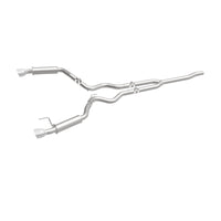 Thumbnail for MagnaFlow Cat-Back 15-16 Ford Mustang 2.3L L4 Competition SS 3in Dual Split Rear 4.5in Black Tips