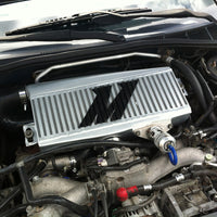 Thumbnail for Mishimoto Subaru 02-07 WRX/04-07 STi Top-Mount Intercooler Kit - Silver/Black Hoses - Not For iRHD