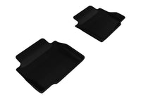 Thumbnail for 3D MAXpider 2006-2013 Chevrolet Impala/Impala Limited Kagu 2nd Row Floormats - Black