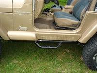 Thumbnail for N-Fab Nerf Step 97-06 Jeep Wrangler TJ/BJ 2 Door All - Gloss Black - W2W - SRW - 3in